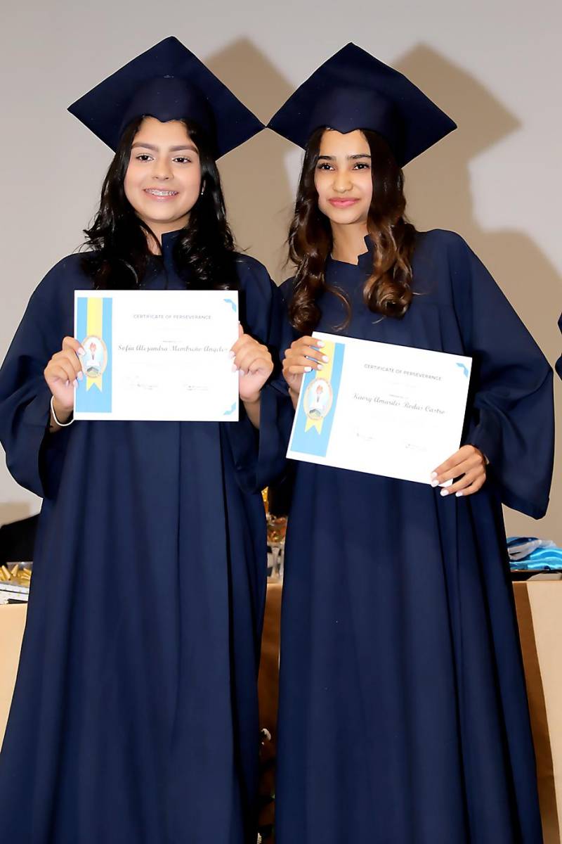 Sofía Membreño y Kaory Rodas