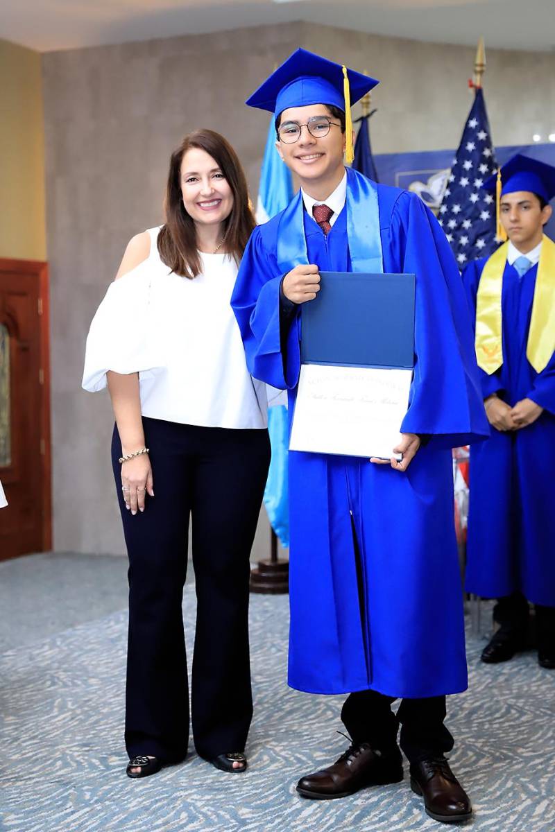 La directora Verónicas Klugmann y Milton Fernando Turcios