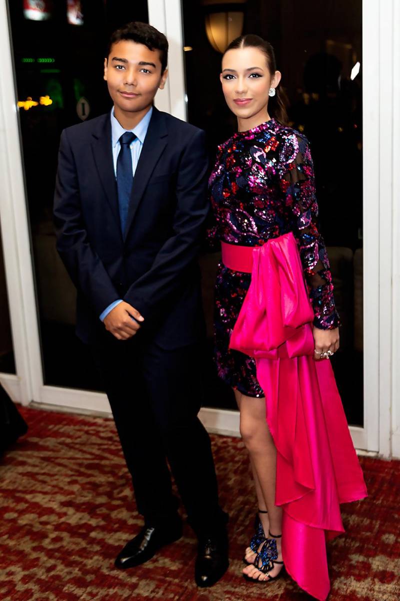 Rolando Pinel y Leah Aguilar.