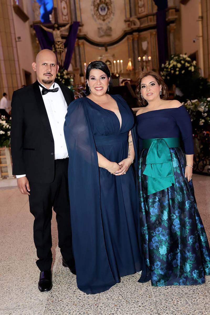 Rene y Gabriela Williams y María Gabriela Zelaya