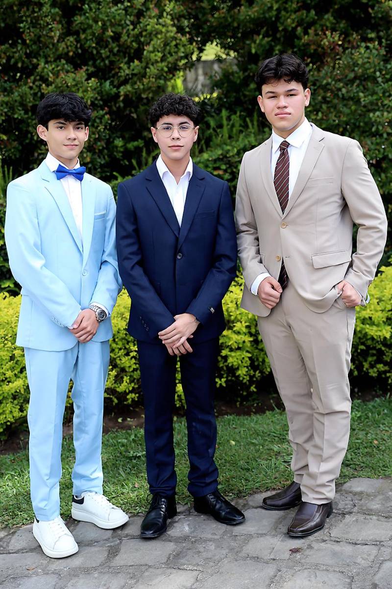 Jonathan Espinoza, Carlos Calderón y Edwin Ordóñez.