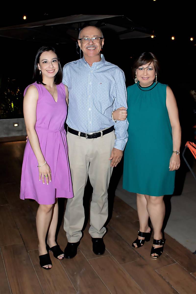 Wendy, Francisco y Janneth Tercero