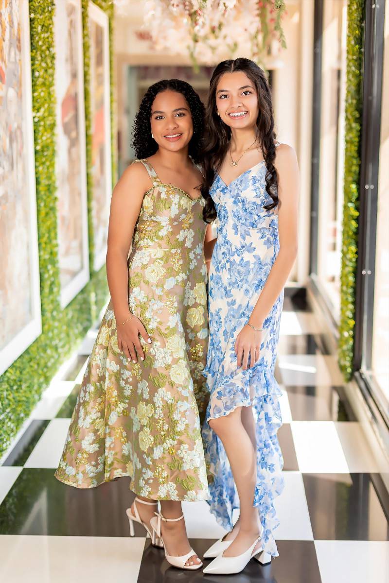 María Valentina Andrade y Marissa Rodríguez.