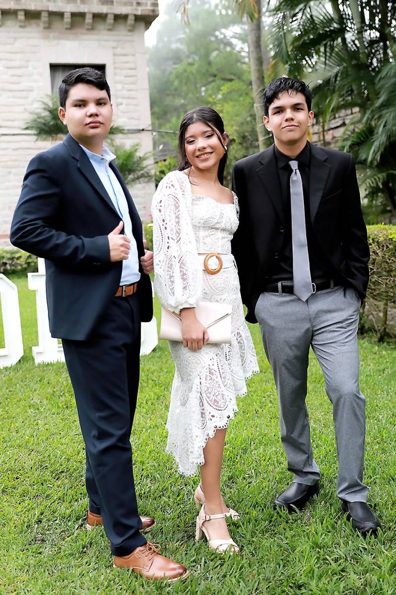 Germán Figueroa, Jennifer Casco y David Nolasco. 