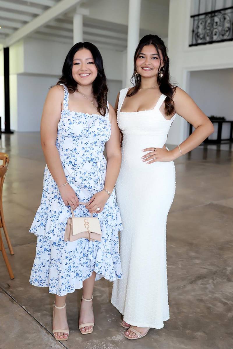 Rossely López y Cecilia Enamorado. Rossely López y Cecilia Enamorado.