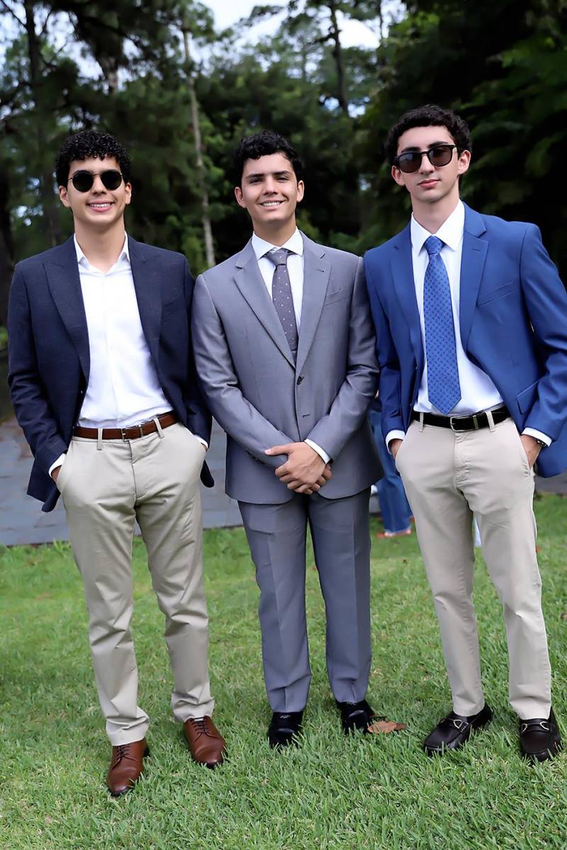 Rodrigo Jeff, José Vijil y Sebastián Vijil. Rodrigo Jeff, José Vijil y Sebastián Vijil.