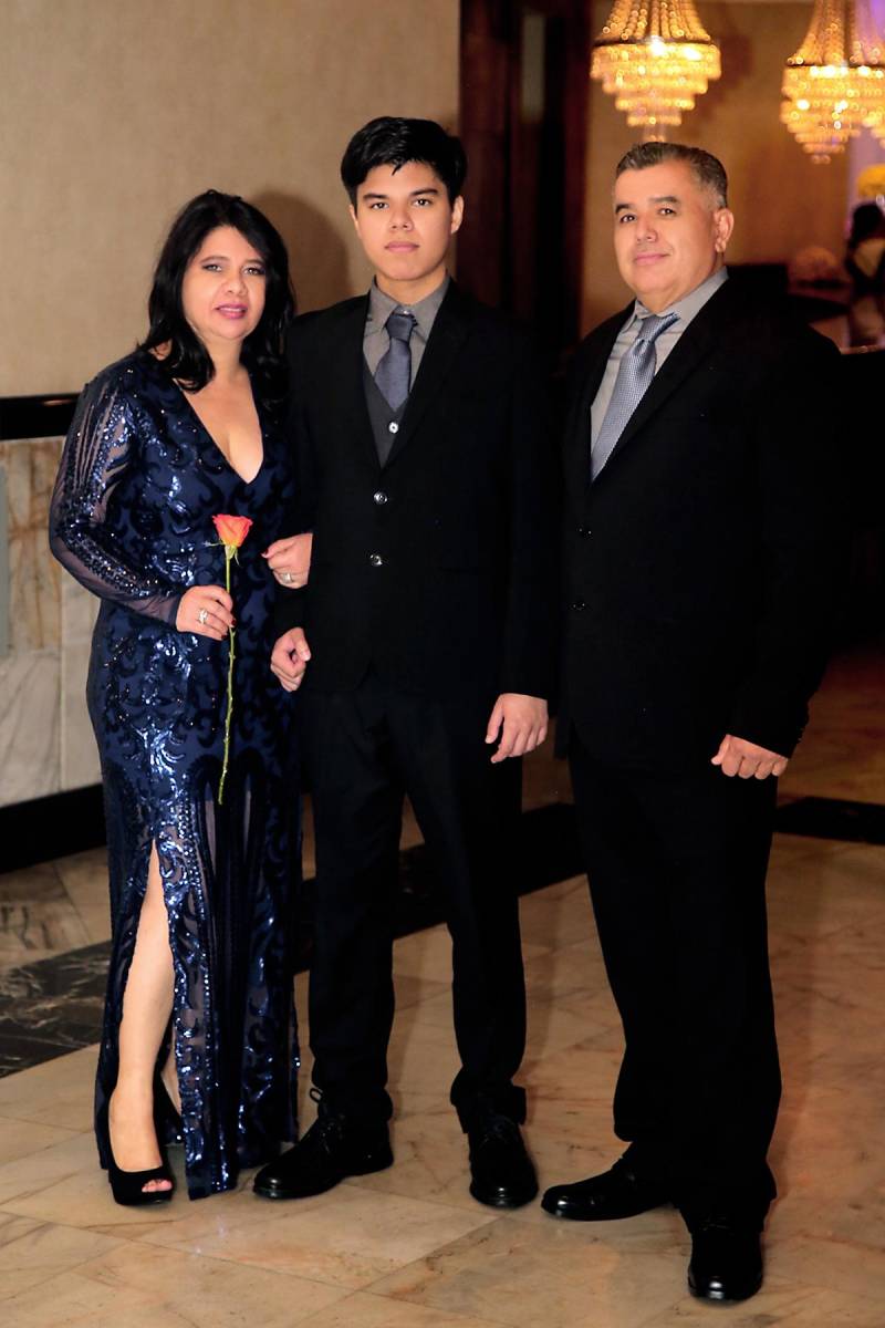 Keyla Cubas, Diego y Julio Sanchez