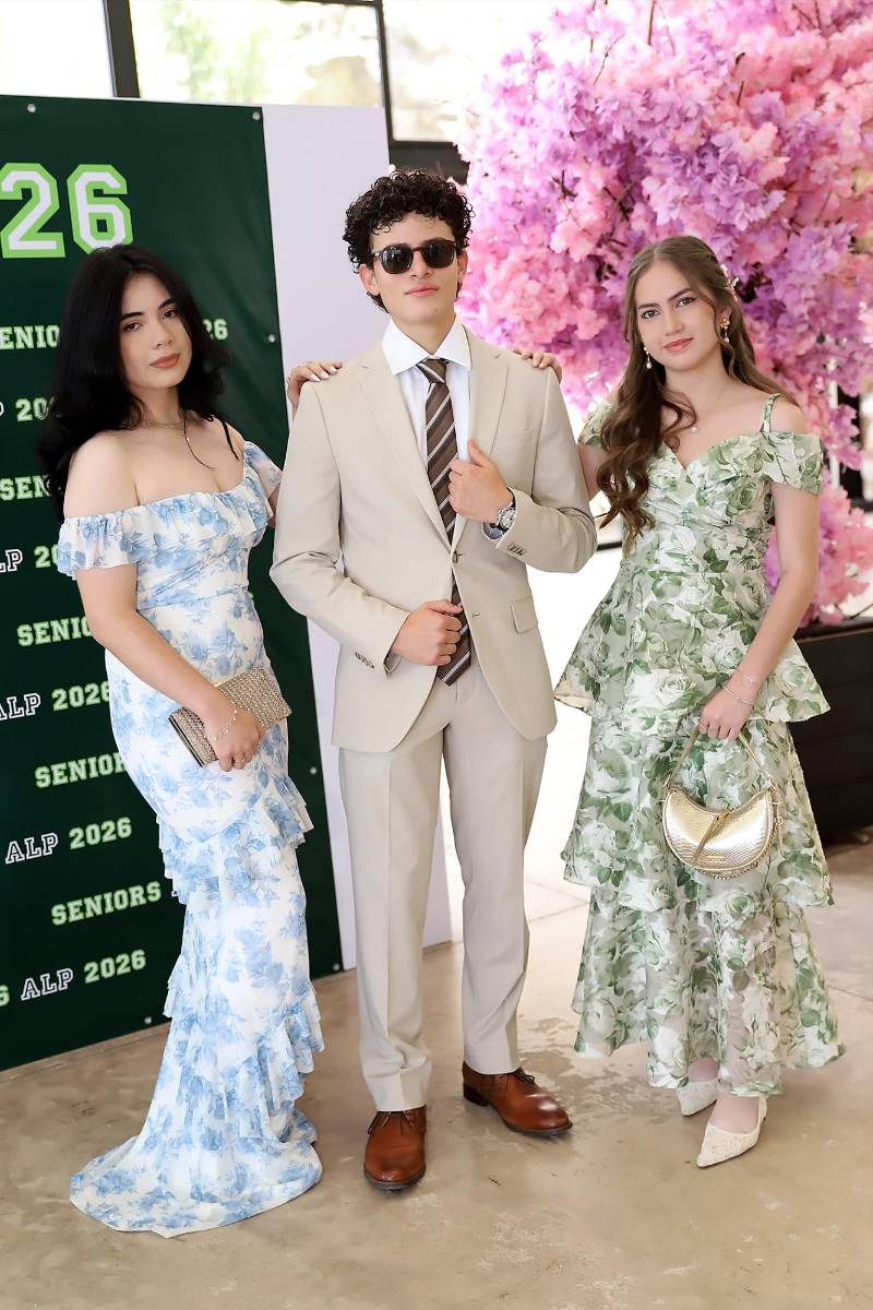 Valentina Ponce, Marvin Tróchez y Katina Alvarado.