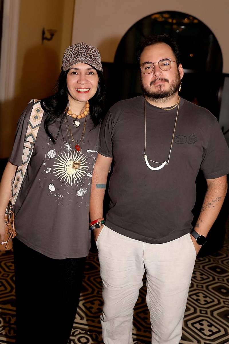 Mayra Oyuela y Ariel Sosa.