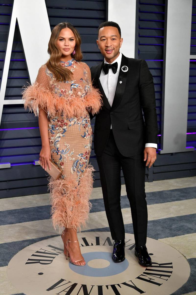 Chrissy Teigen y John Legend. Fortuna: 100 millones de dólares. 