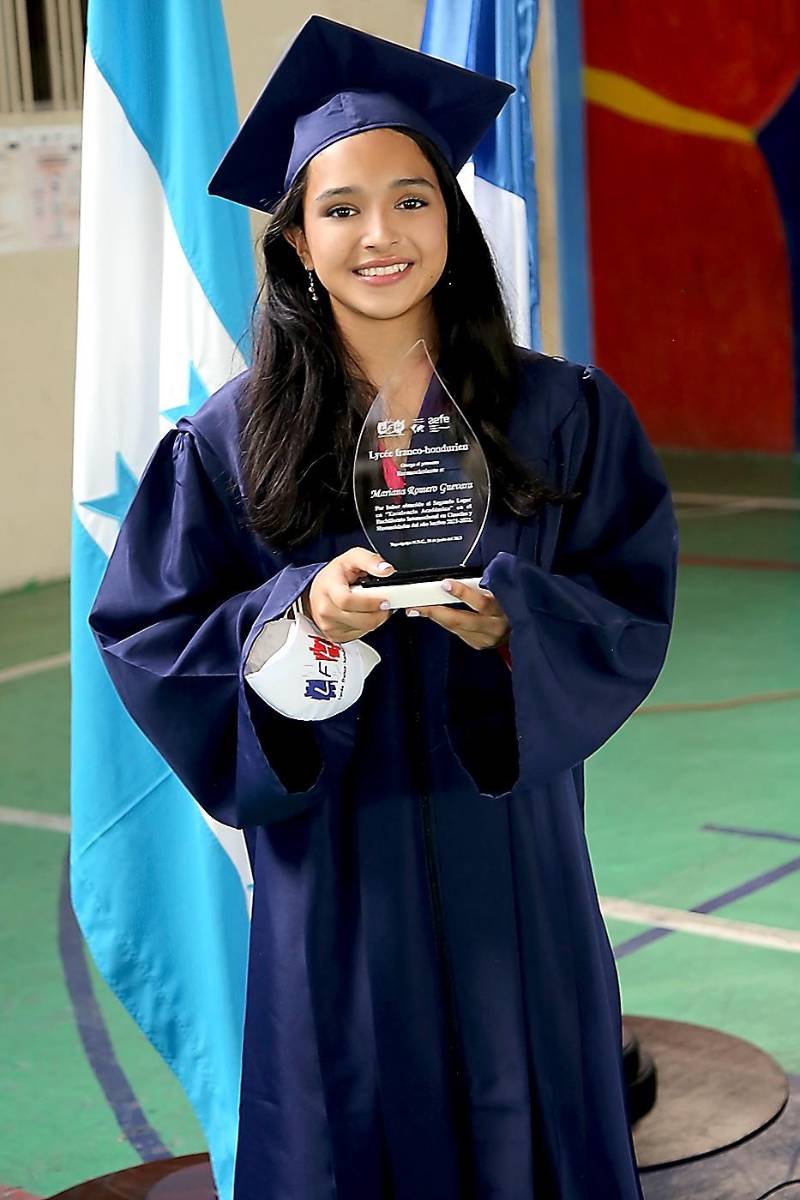 Mariana Romero Guevara, segundo lugar en Excelencia Académica 