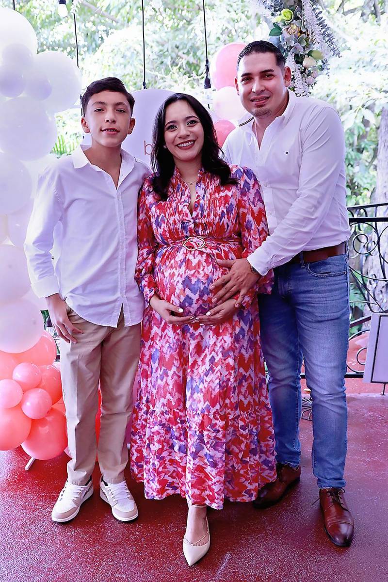 Diego Munguía, Lidieth Canales y Bryan Alvarado.