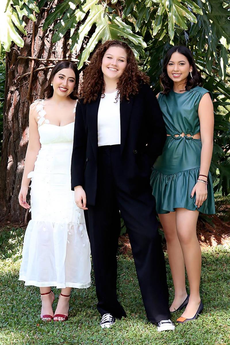 Judy Klugman, lily Smith y Valentina Castañeda