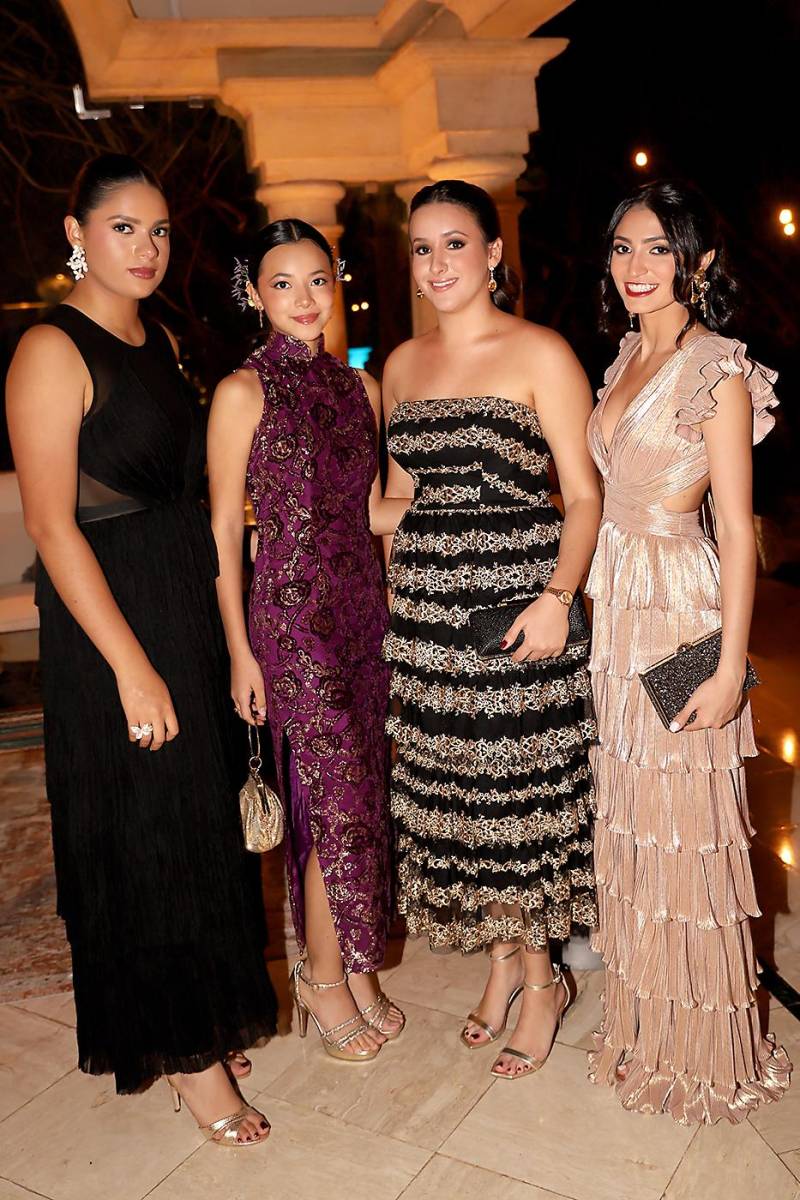Mariana Paz, Mia Castro Wu, Adriana Schacher y Victoria Salomón.
