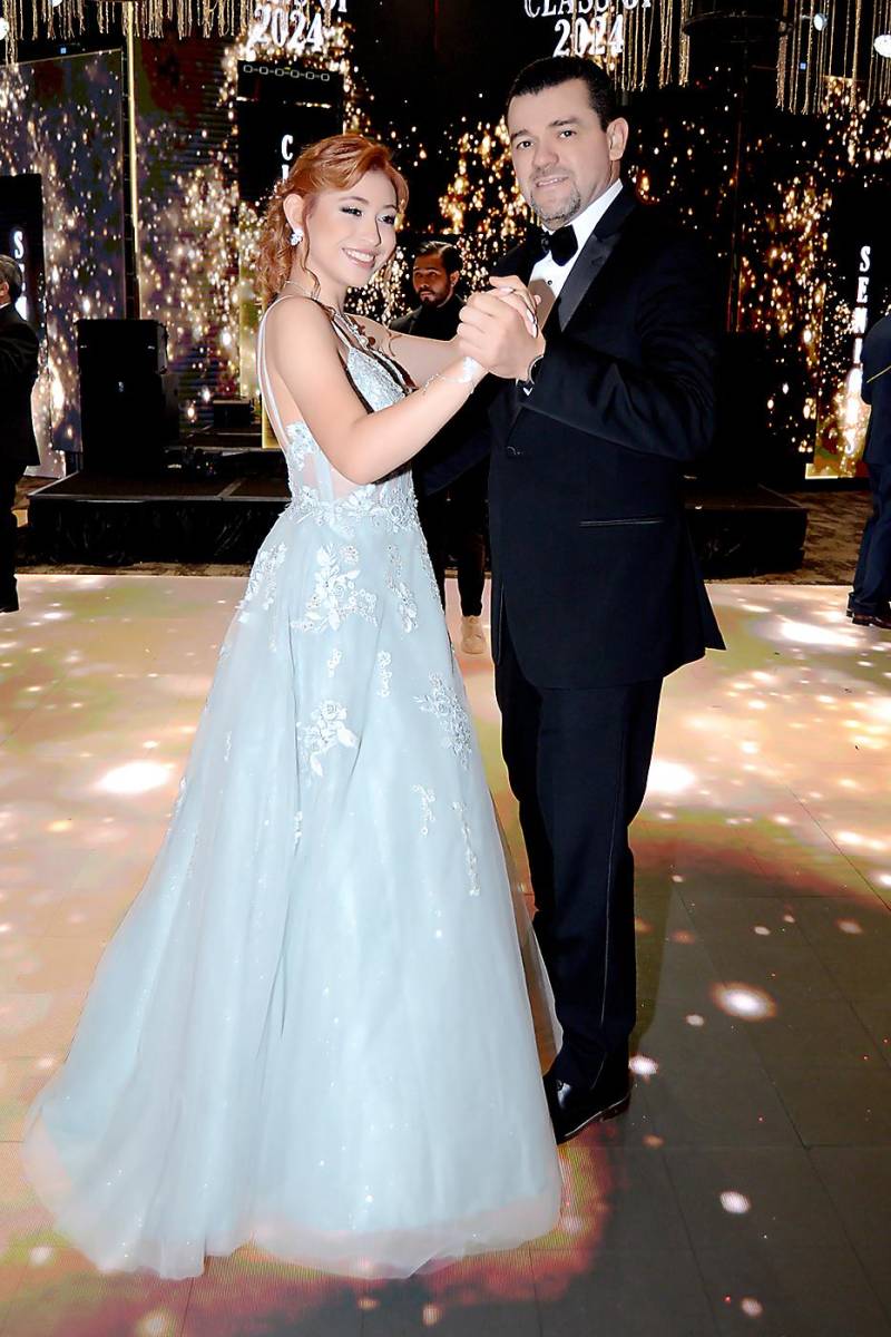 Ariana y Melvin Cálix.