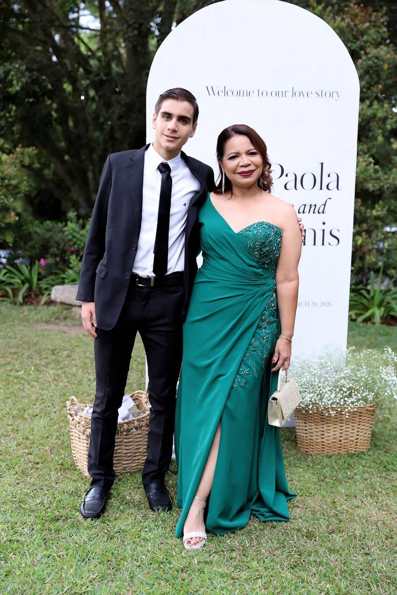 Amir Perdomo y Guiselle Perdomo.