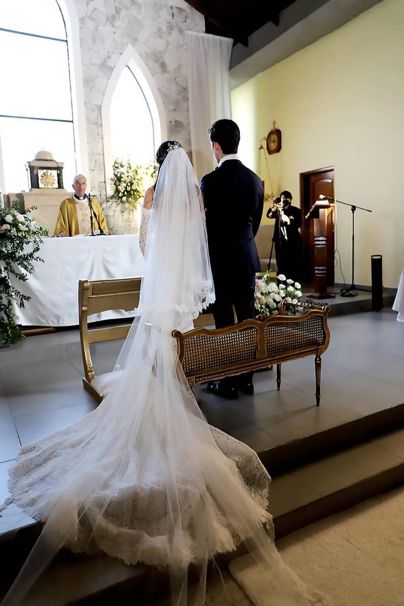 Paolo Burgos y Samira Kafati