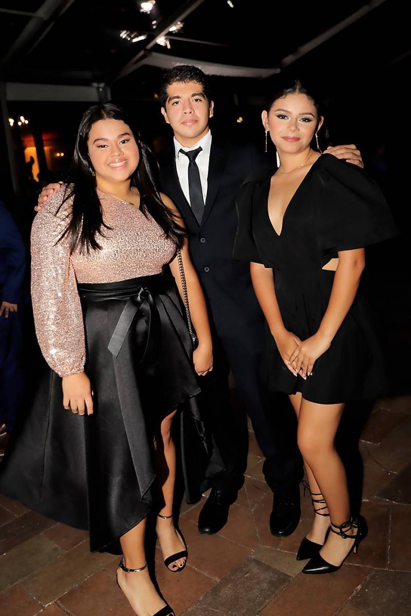 María Fernanda Banegas, Froilán García y Arantxa Puerto
