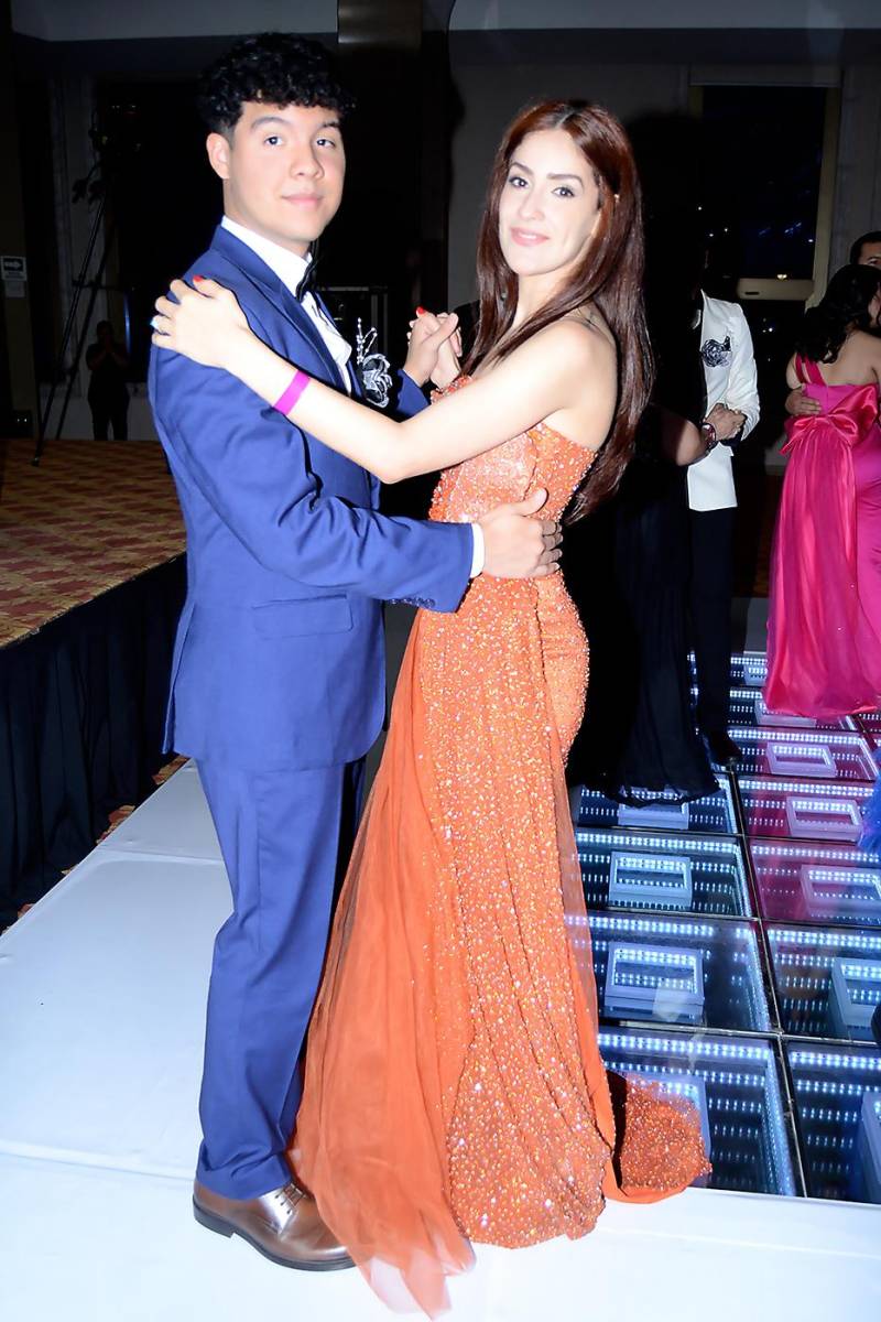 Mathyas Barahona y Emanuelle de Melo.