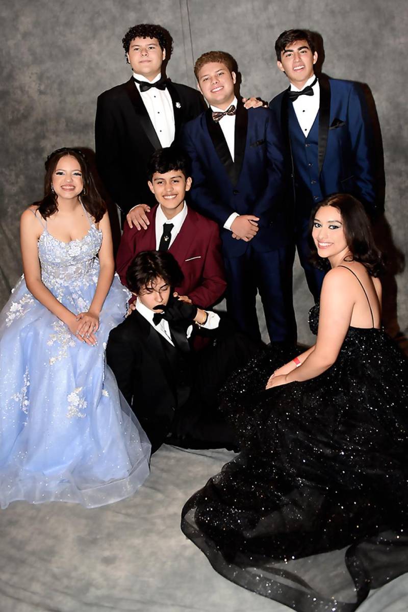 José Molina, David Martínez, David Blanco, Ashley Mármol, David Serpas, Stefano López y María José Zúniga