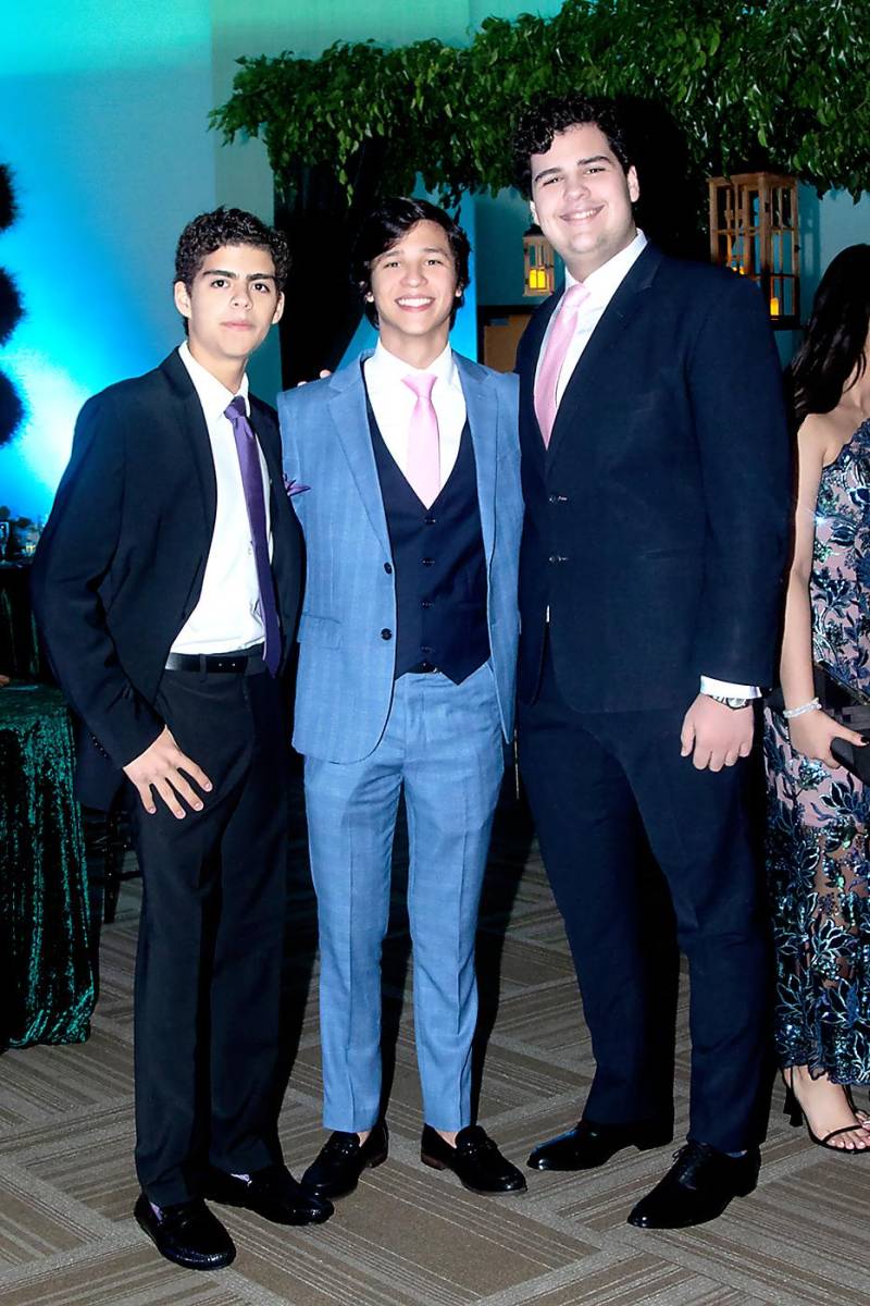 Pablo Quintana, Edgardo e Italo Camiciottoli.