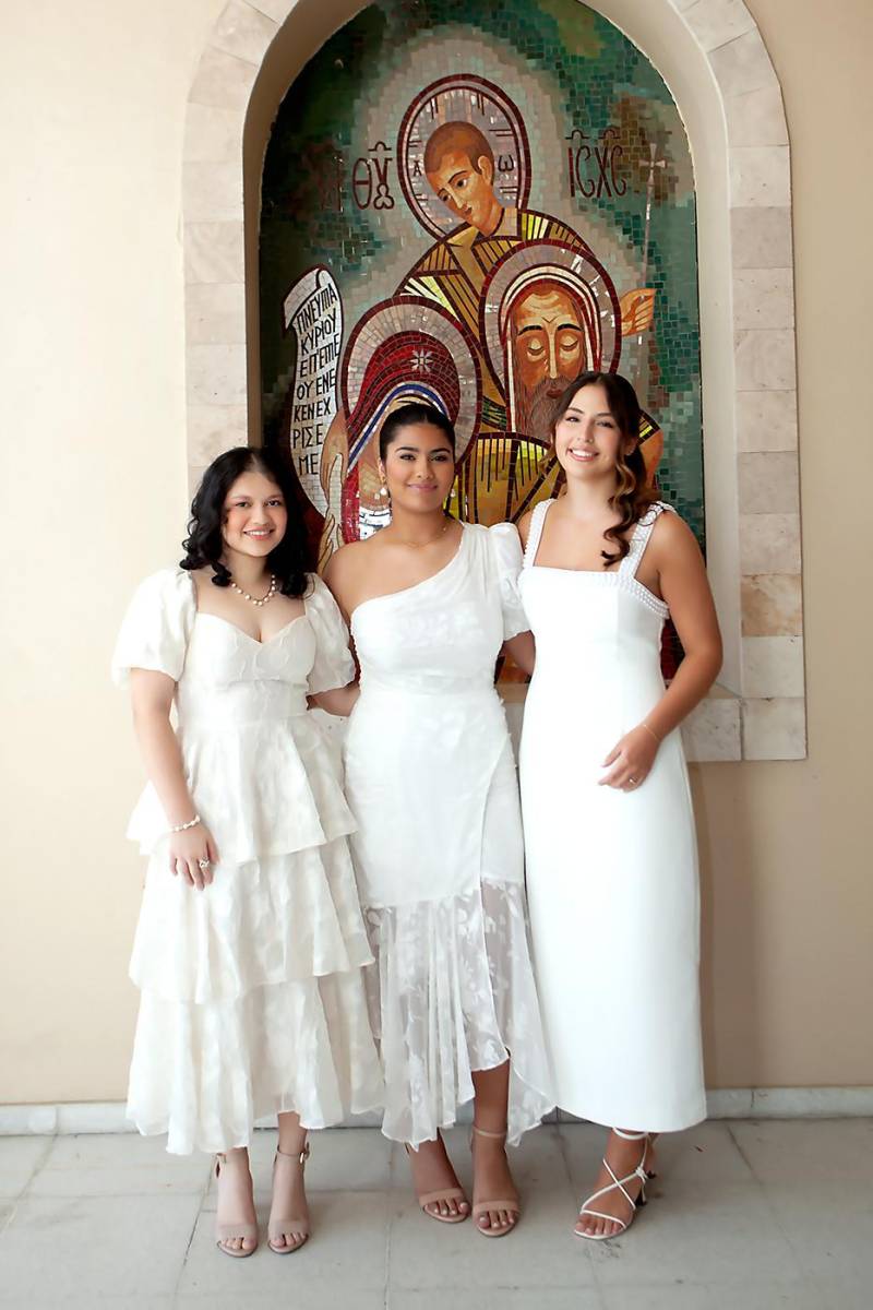 Bárbara Irula, Sharika Bendeck y Chiara Rietti.