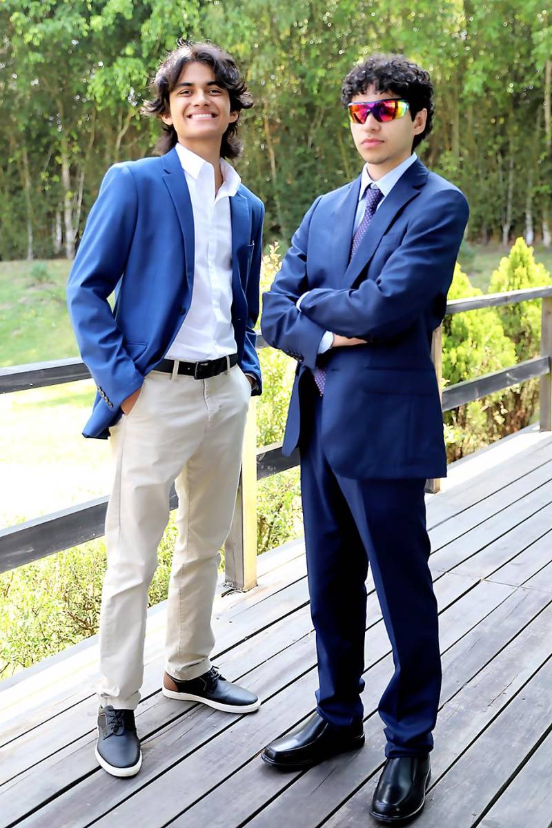 Alexander Pocasangre y Sergio Membreño