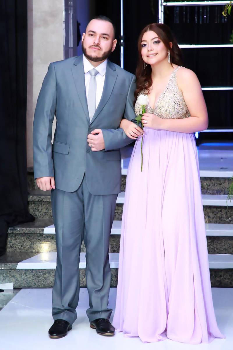 Kevin Torres y su hija Ashley Ivette Mendoza