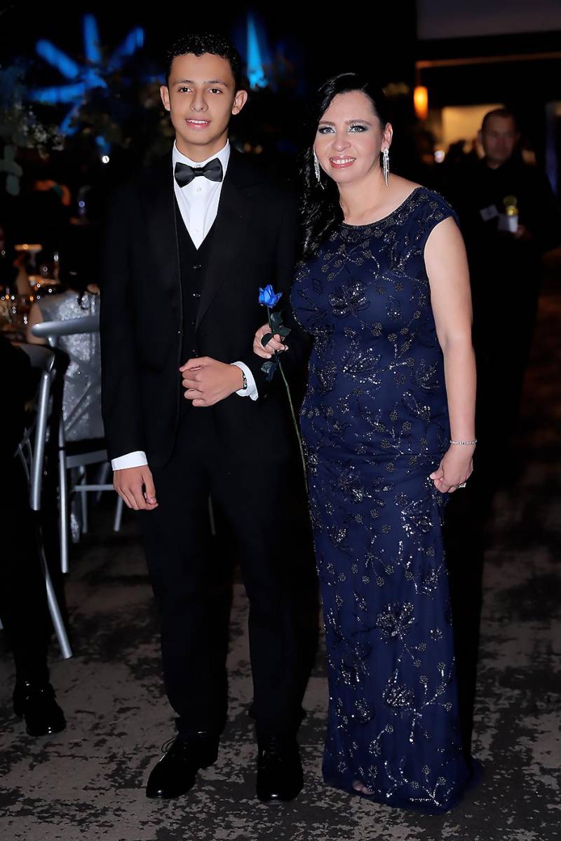 Karim Álvarez y Claudia Becerra.