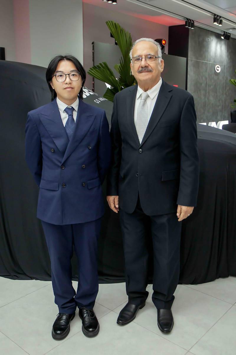 Jianbin Yu y Rafael Kafie.