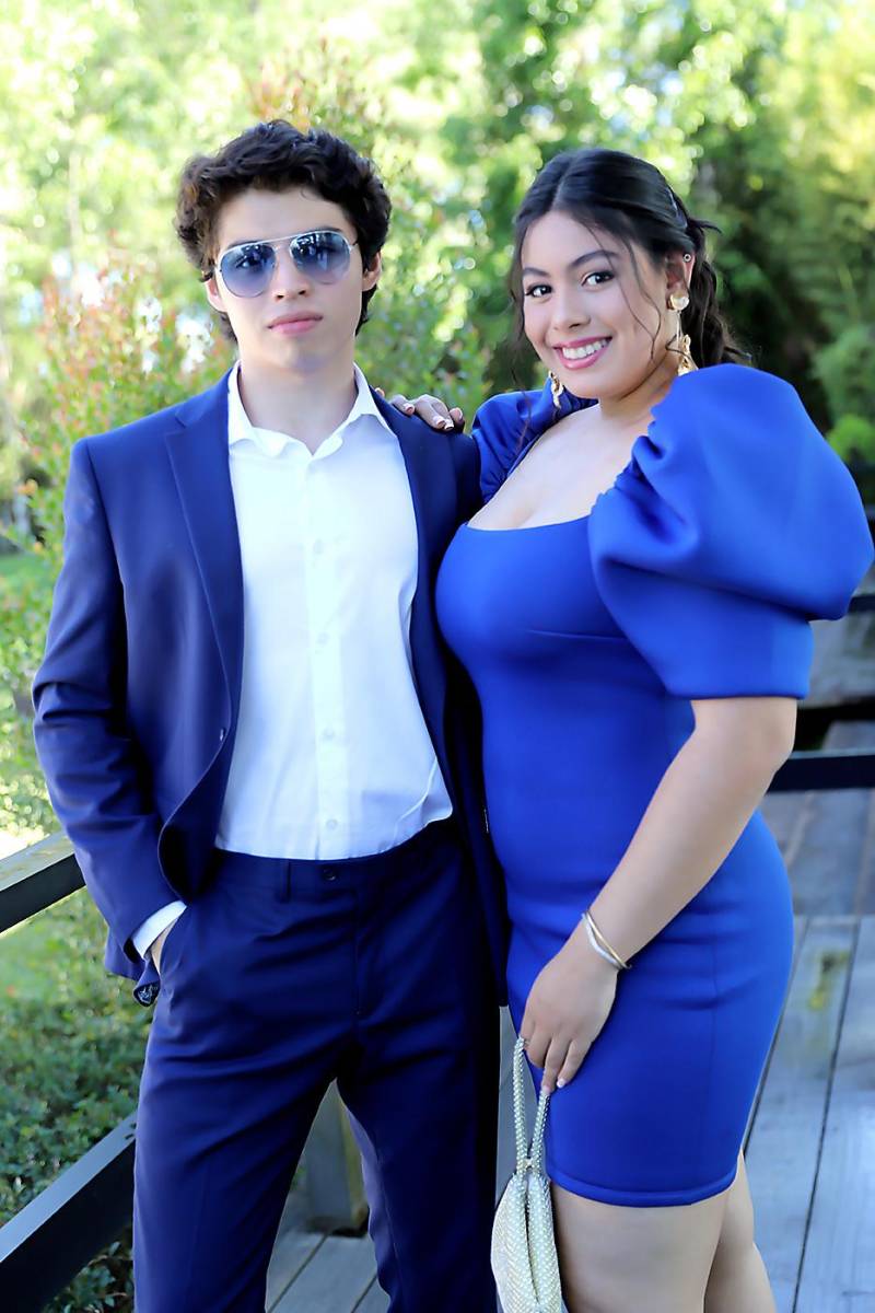 José Mejía y Fernanda Aguilar.