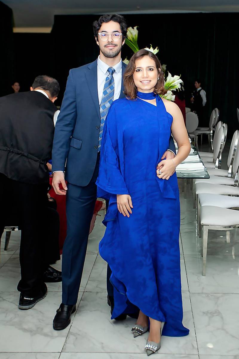 José David Bustillo y Alexandra Tinoco.
