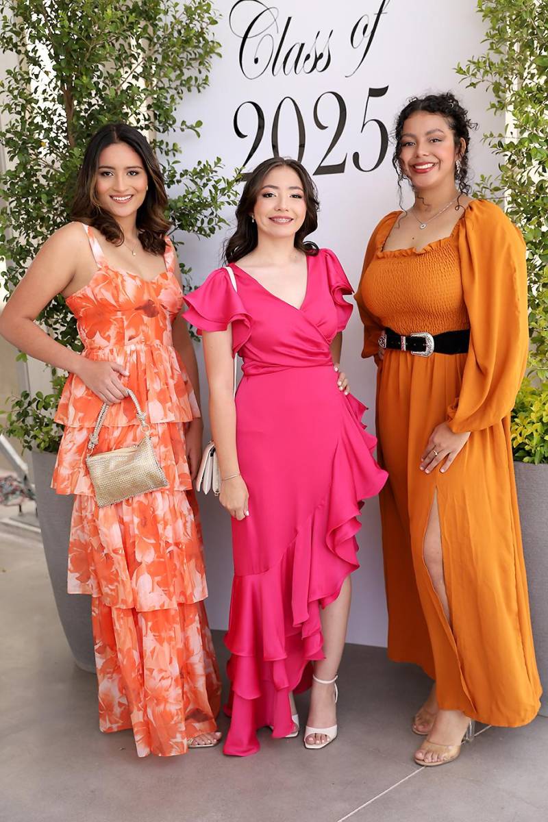 Andrea Elvir, Juliette Matamoros y Dulcemilagro Baca.