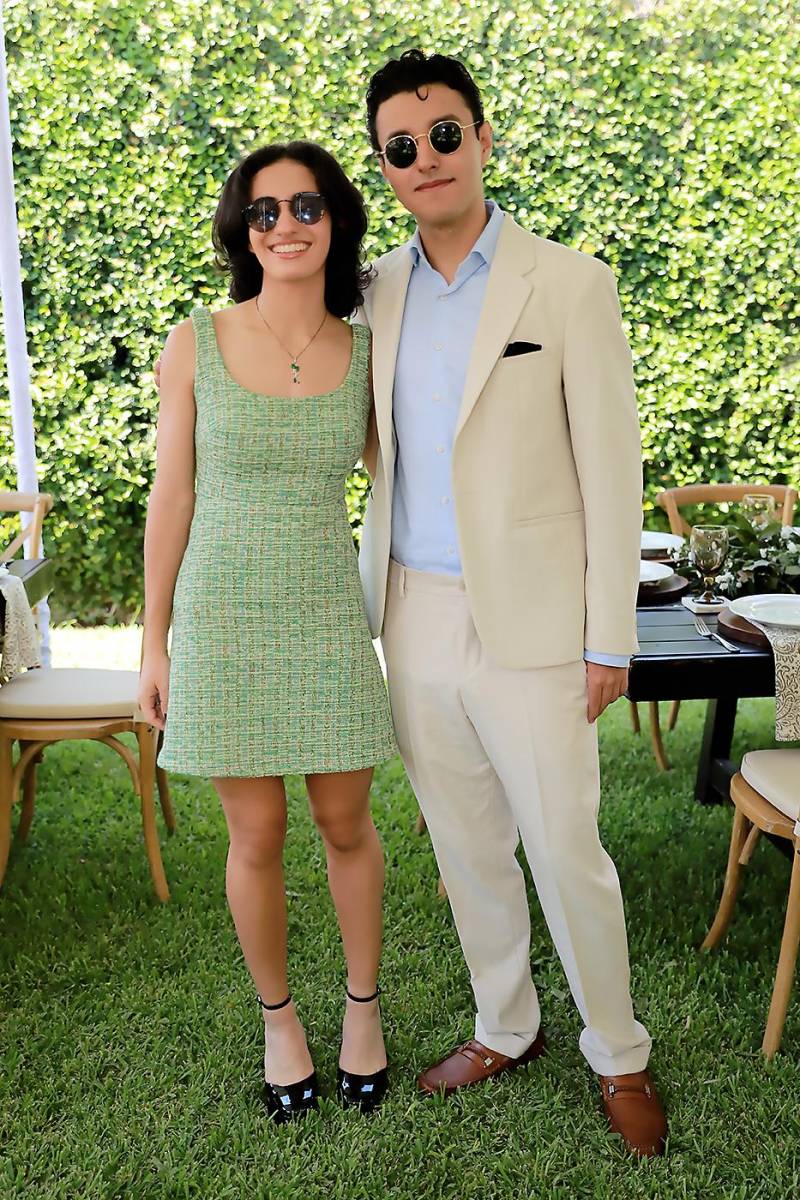 Daniella Bendeck y Gustavo Álvarez.