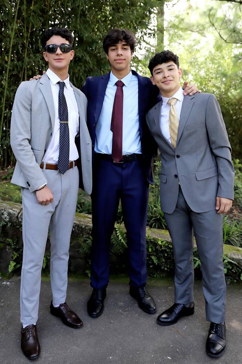 Ary Contreras, Sebastián Obando y Mauro Rodríguez