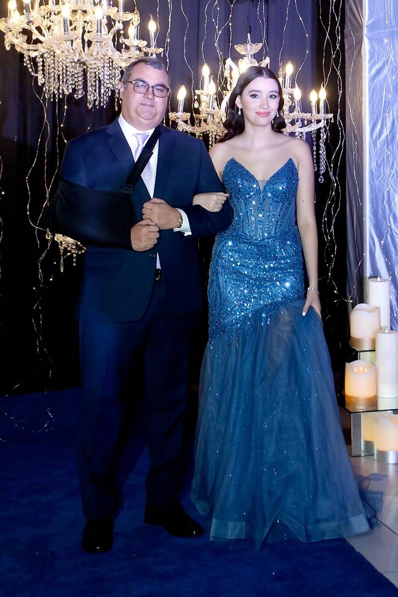  Sergio Robelo y su hija Daniela Melissa.