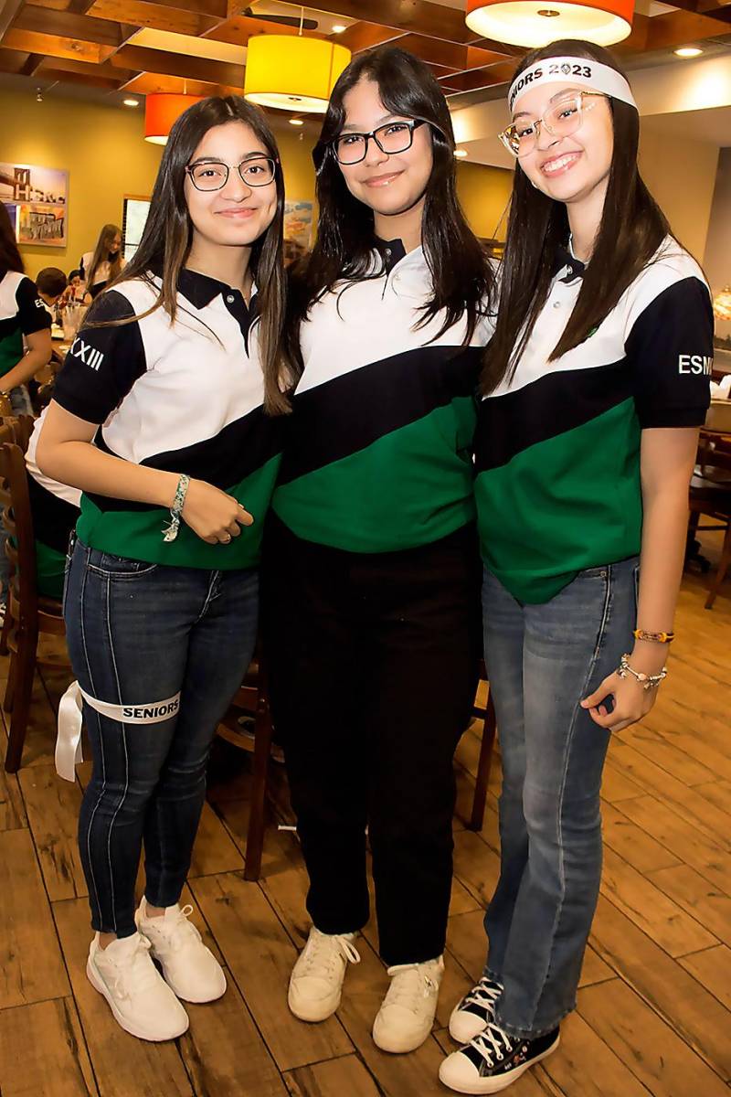 Ana Barahona, Miranda Ramos y Keren Echeverría.