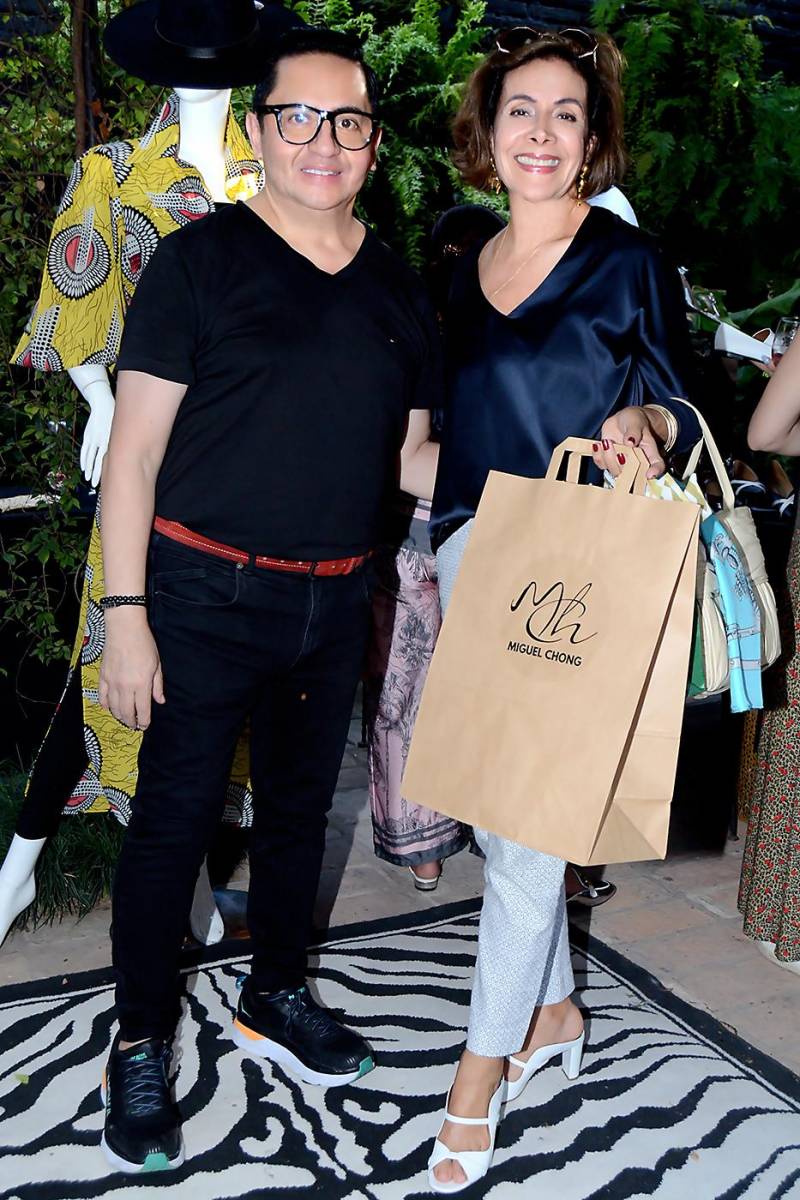 Miguel Chong y Elisa Nasser