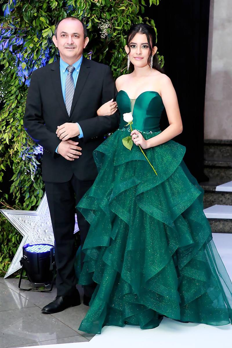 Melvin Santos y su hija María José 