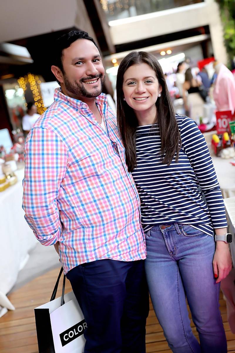 Luis Hernández y Andrea Gernat. 