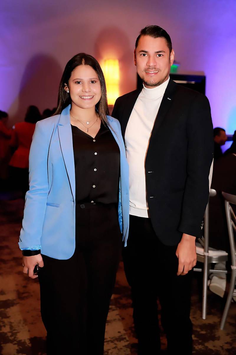 Nolly Navas y Luis Medina. 