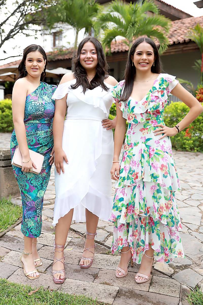Andrea Madero, Julieta Sánchez y Andrea García.