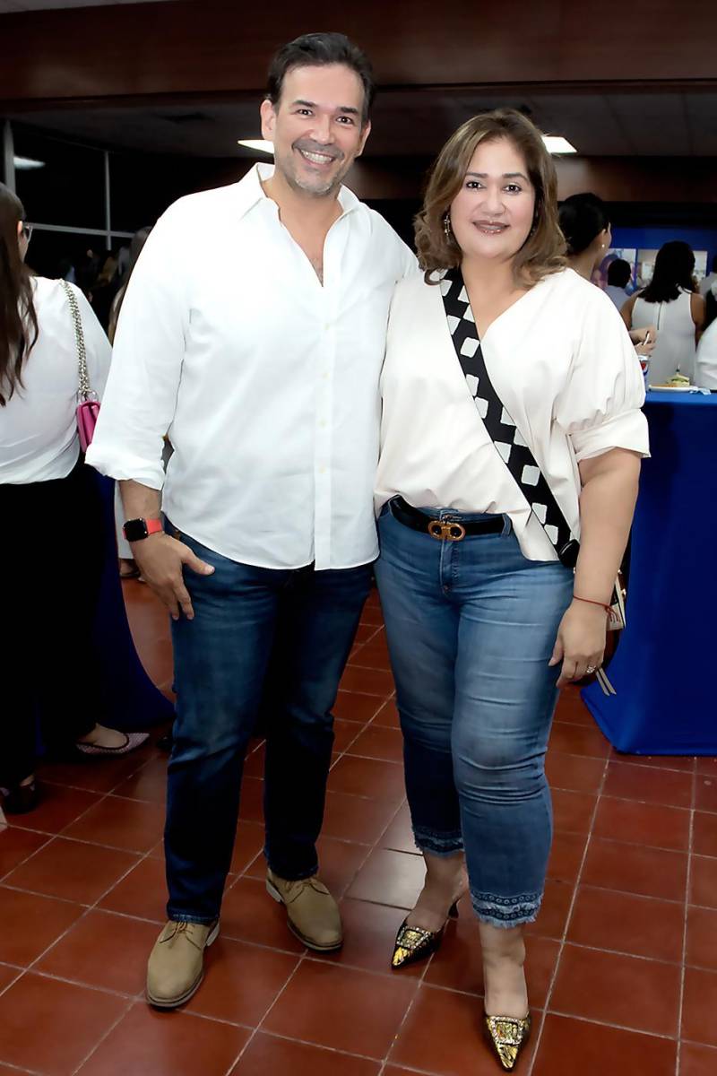 Alberto Downing e Isabel Sabillón.