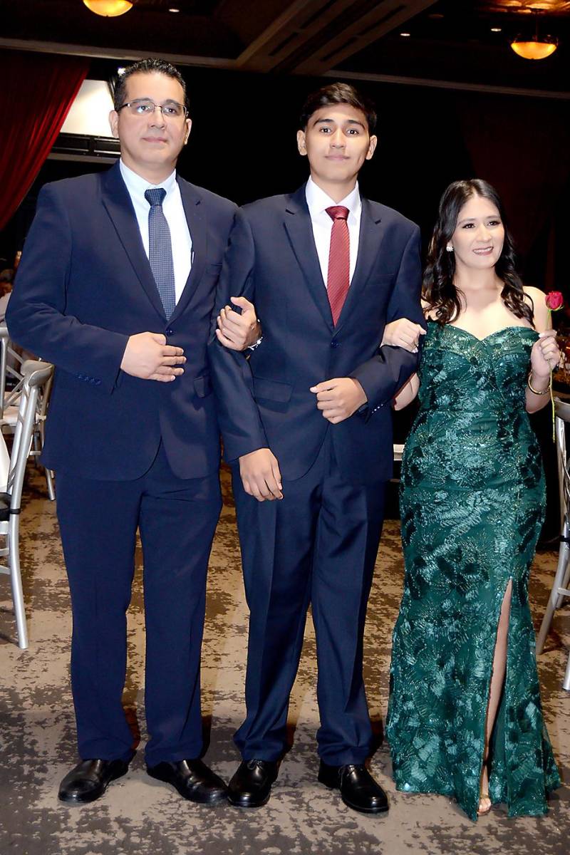 Wilmer, Wilmer Andrés Campos y Mirna Juárez.
