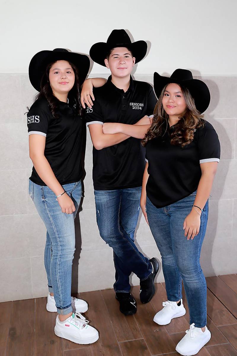 Sara Ponce, Luis Lemus y Ara Velásquez.