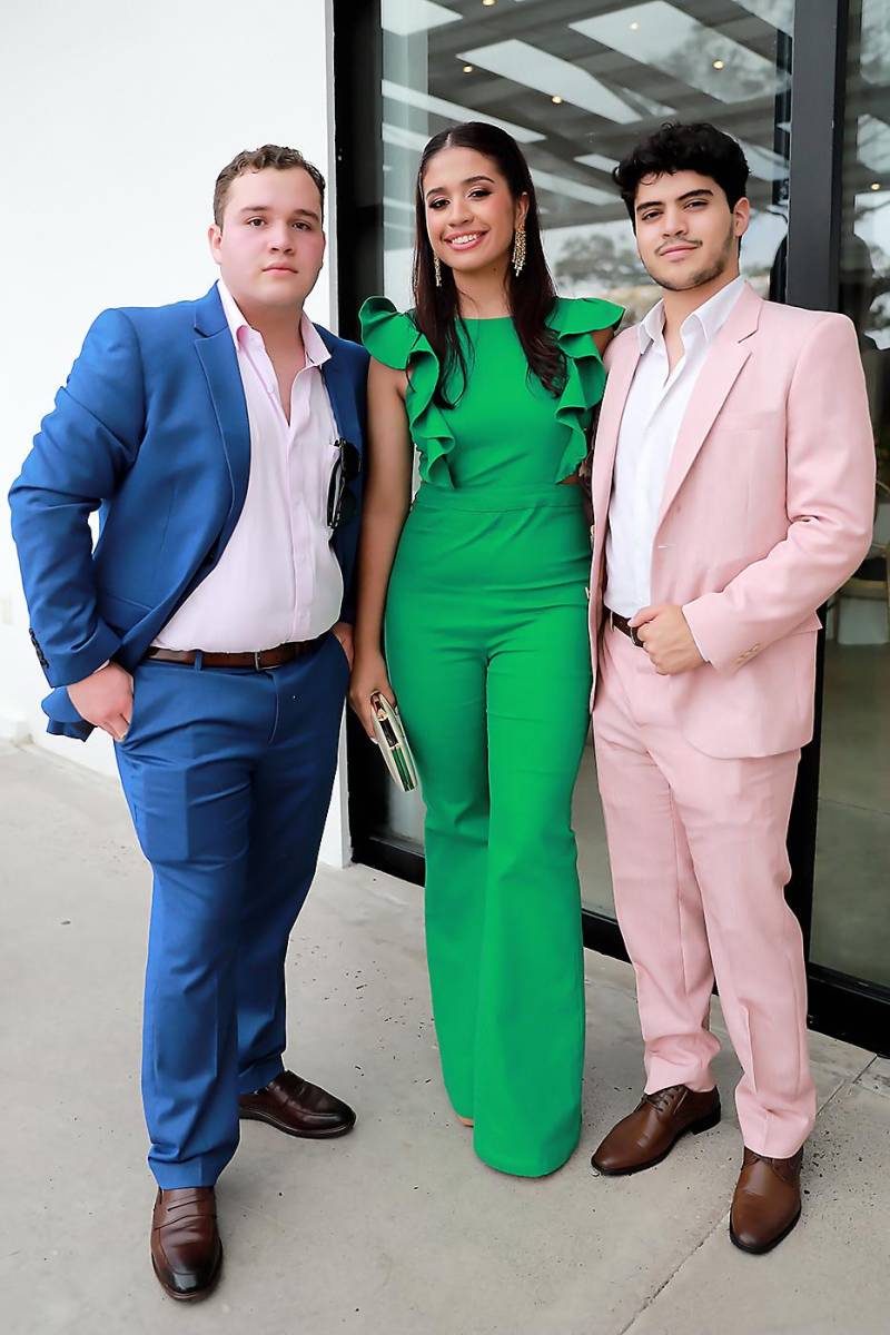 Emilio Duarte, Danna Aguilar y Diego Mairena. 