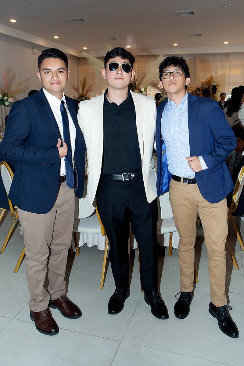 Jahir Matamoros, Blas Benítez y Ricardo Perdomo