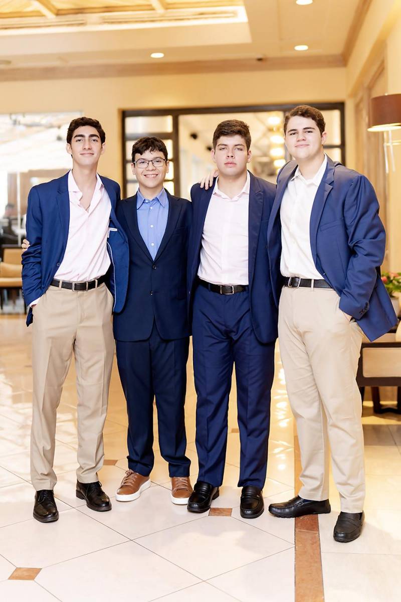 Andrés Handal, Andrés Palma, Juan Samara y Riad Asfura.