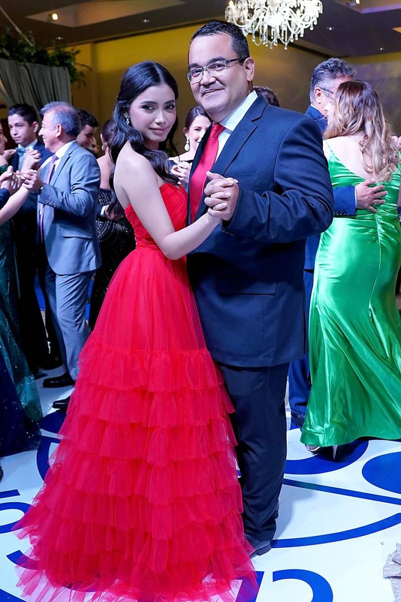 Keyla Alexandra y José Manuel Turcios.