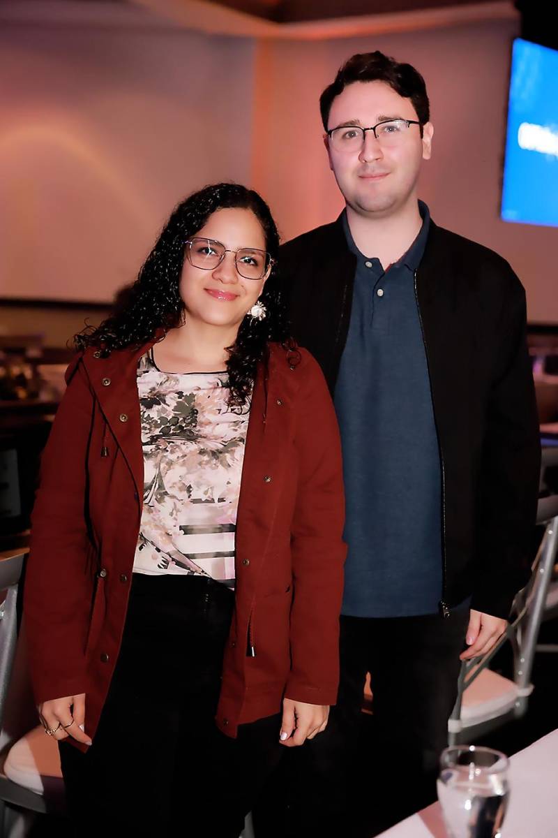 Angélica Lezama y Daniel Rosales. 